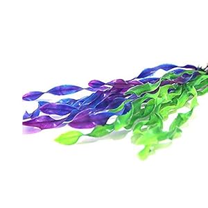 chunnron Piante Acquario Artificiali Piante Acquario Piante Decorative per acquari Ornamenti per Acquario Medio…