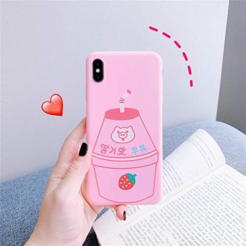 GPPG Apple Anti-Fall Phone Case for Iphone 7 8 Plus XR XS X Cartoon Anime All-Inclusive Frosted Soft Rubber Sleeve Iphone Silicone TPU Mobile phone Case
