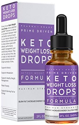 Keto Weight Loss Drops That Work Fast - Natural Metabolism Booster - Lose Unwanted Fat - for Women & Men - Diet Drops & Appetite Suppressant - 2 Fl. Oz