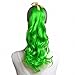 MapofBeauty 20″/50cm 2 Pack Curly Ponytail Long Wavy Hair Fashion Hair Accessories (Fluorescent Green)thumb 2