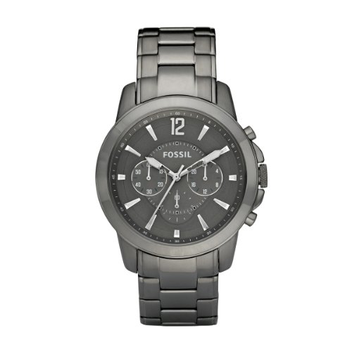 Fossil Men's Quartz Stainless Steel Casual Watch, Color:Grey (Model: FS4584)