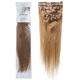 Emosa 7Pcs 70g 100% Real Silky Soft Remy Human Hair Clip In Extensions 22