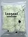 Leegoal(TM) Artificial Rose Flowers Bridal Wedding Bouquets (Ivory,20pcs)
