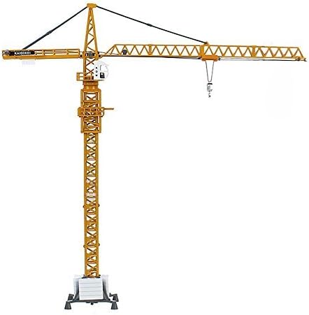 The model tower crane 360 ??degrees rotary high-quality 1/50 scale alloy construction car children toy gift architectural models education photo