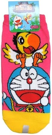 Amazon Co Jp ドラえもんソックス 映画 ドラえもん のび太と奇跡の島 ドラえもん クラージョ ピンク イエロー 22cm 24cm Shdr180 おもちゃ