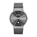 Skagen Men's Ancher Quartz Analog Stainless Steel and Mesh Watch, Color: Grey (Model: SKW6108)