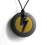 Super Light Gold River Rock-Teething Necklace by Zen Rocks - a Stylish New Twist to Teething