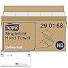 Tork Z-vouw papieren handdoeken universeel 290158 – H3 vouwhanddoeken voor papieren handdoek dispenser – 1-laags, wit…