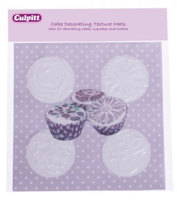 Culpitt cupcake decorating texture mats - Flowers