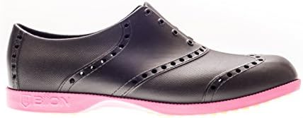 Biion Oxford Bright Unisex Golf Shoes - Black/Magenta - Men's (3(W5))
