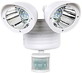 iMounTEK LED Outdoor Security Floodlight with Light Sensor and Solar Charger, Motion Activated