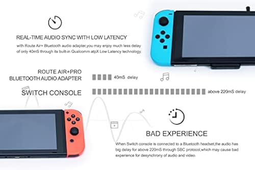GuliKit Route Air Pro Bluetooth Adapter for Switch Lite PS4 PS5