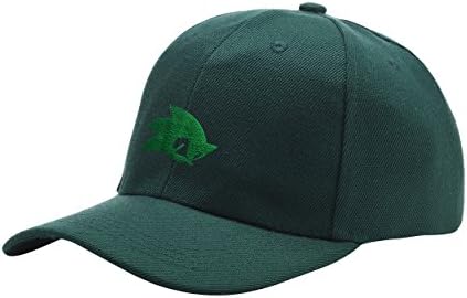 Sonic The Hedgehog Logo Knight Head Green Green Peaked Hat Embroidered Logo Adjustable Fish Cap