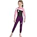 Dark Lightning Kids Wetsuit, 2mm Neoprene Thermal Swimsuit, One Piece Wet Suits for Fishing,Scuba Diving, Rash Guard Full Suit Swimsuit Kids