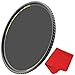 Breakthrough Photography 82mm X4 6-Stop Fixed ND Filter for Camera Lenses, Neutral Density Professional Photography Filter, MRC16, Schott B270 Glass, Nanotec, Ultra-Slim, Weather-Sealed
