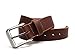 Nickel Smart Roan Mountain Brown Leather Belt - 36