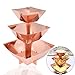 Rose Gold Birthday Party Supplies Decorations Cardboard Rose Gold Dessert Display Dessert Stand Candy Snack Cupcake Stand Cake Stand Bowl Stand Tower Display for Wedding