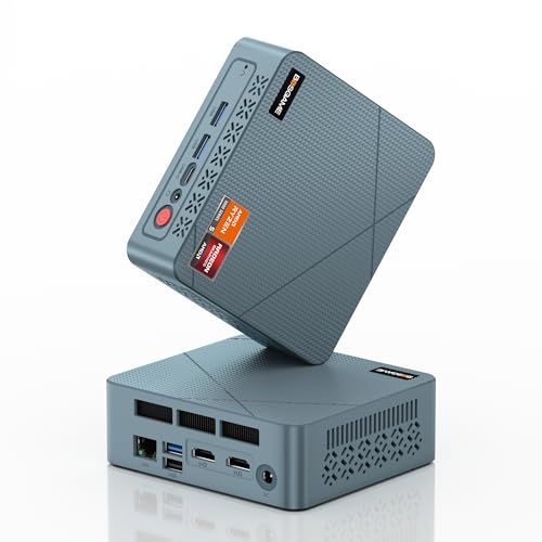 BOSGAME E2 Neo Windows 11 Pro Business Mini-PC AMD Ryzen 5 3500U, 4C 8T, bis zu 3,7 GHz, 16 GB DDR4 RAM, 512 GB SSD, 4K@60Hz Triple Display, HDMI, Type-C, USB3.2, LAN, Wi-Fi 5, Bluetooth 5.0