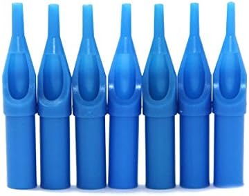 100pcs Tattoo Tubes, Mixed 3RT 5RT 7RT 9RT 3DT 5DT 7DT 5FT 7FT 9FT Plastic Tattoo Disposable Sterilized Nozzle Tip Tube