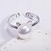 S.Leaf Cat Pearl Ring Sterling Silver