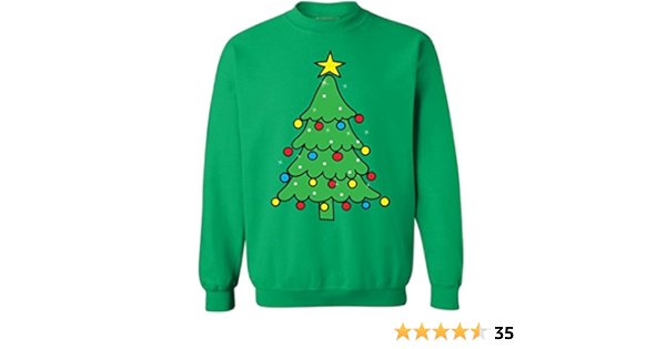 christmas tree zip up hoodie