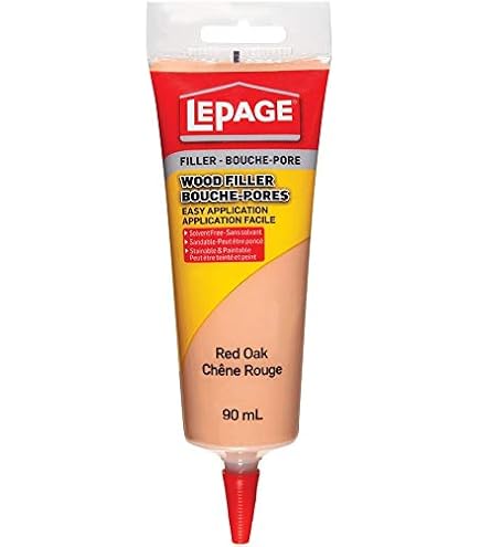 GoodFilla Water-Based Wood & Grain Filler (Trowel Ready) - Red Oak - 1 Quart By Goodfilla | Replace Every Filler & Putty | Repairs, Finish