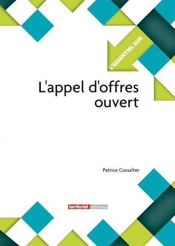 L' appel d'offres ouvert