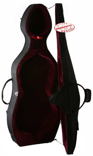 D'Luca Meister Handmade Ebony Fitted Cello with Hard Case 1/2