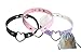 Unisex Vintage Collar Punk Goth Emo Heart Leather Choker Necklace (3 pcs)
