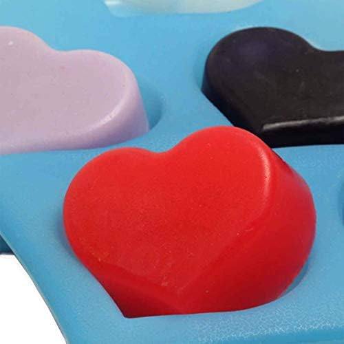 Heart Shaped Silicone Handmade Soap Making Molds Bath Bomb Tray Lotion Bar Pans