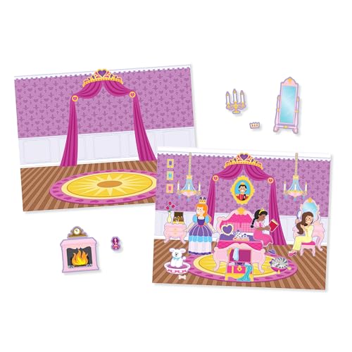 Melissa & Doug Reusable Sticker Pad - Princess Castle Activity Pad Sticker Pad 3+ Gift for Boy or Girl