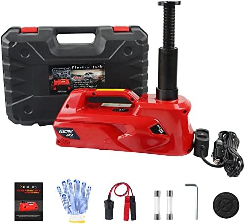 Electric Hydraulic Car Floor Jack 5 Ton 12V W/Impact Wrench