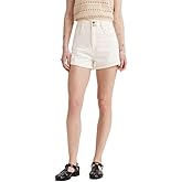 Levi's Womens High Waist Mom Short Contrast Stitch