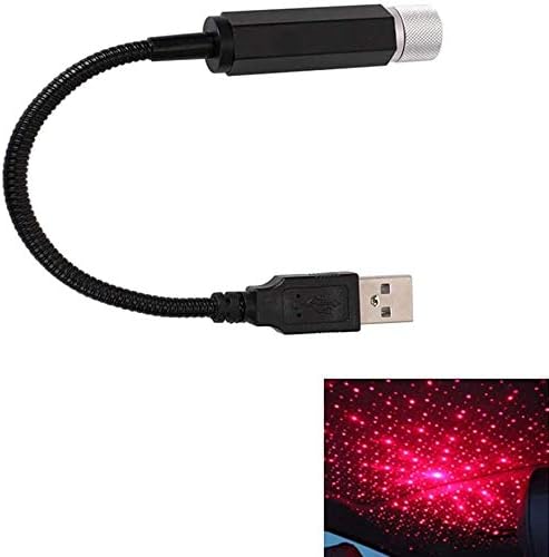 Kiowon Ledイルミネーションライト 星空 ライト 高輝度 Usbケーブル 車用 装飾用 宅送 ベッドルーム汎用 テント 天井 ローマンチックな雰囲気 赤い