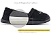 ULTRAIDEAS Women's Comfy Memory Foam Cotton Knit Slippers, Ladies' Plush Terry Lining Loafer Lightweight House Shoes with Indoor Outdoor Anti-Skid Rubber Sole (M /7-8 B(M) US, Black)