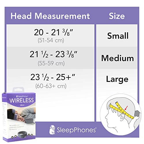 SleepPhones Wireless Sleep Headphones by AcousticSheep V8 24Hour