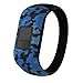 iBREK Bands for Garmin Vivofit jr/jr 2/3, Silicon Stretchy Replacement Watch Bands for Kids Boys Girls Small Large(No Tracker)-Large,Blue Camo
