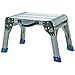 Central Purchasing, LLC Step Stool and Working Platform 350 Lbs. Capacity Foldable Anodized Aluminum by Haul-Master (Solver)