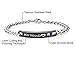 His & Hers Matching Set Titanium Stainless Steel His Crazy Her Weirdo Couple Bracelet in a Gift Box