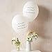 ANGEL & DOVE 25 White Funeral Balloons 'You are Loved, Missed, Remembered' Biodegradable - Memorial, Celebration of Life