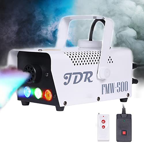 JDR Fog Machine Smoke Machine LED Portable