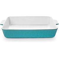 Baking Dishes, Krokori Rectangular Bakeware Set Ceramic Baking Pan Lasagna Pans for Cooking, Kitchen, Cake Dinner…