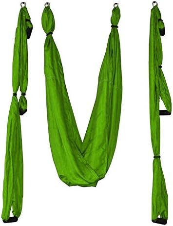 XHSP Yoga Swing Inversion Sling Naturals Yoga Trapeze,Green