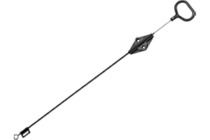 XIMOON Recliner Cable D Ring Handle Compatible with Laz boy Sectional Sofa, 22" Recliner Pull Handle Counch Release Cables Replacement for Lazyboy, 3" Exposed Wire O-Shaped End