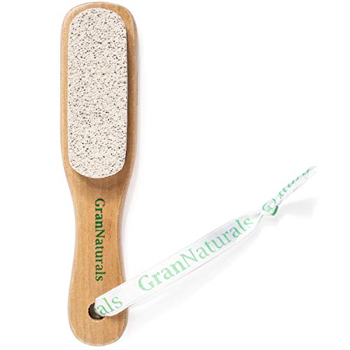 GranNaturals Pumice Stone Brush for Feet with Handle - Thumbnail 5