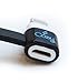 Cozy Charging Cable, Tether, Compatible with (USB-C, Micro USB, Apple Pencil) adapters (Black - 10 Pack)