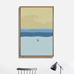 Framed Canvas Wall Art for Living Room, Bedroom Silent World Theme Canvas Prints for Home Decoration Ready to Hang - 16x24 inches