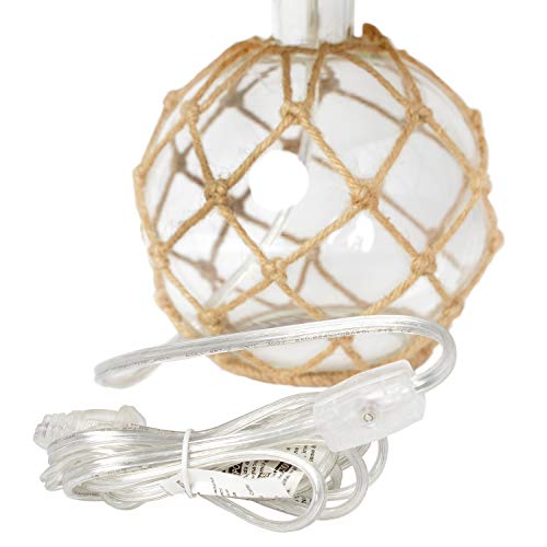 Elegant Designs LT1050-CLR Nautical Table Lamp, Clear