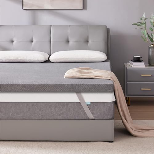 SINWEEK Gel Memory Foam Mattress Topper