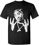 Hip Hop Legend Graphic T-shirts Tupac Swag (2X-Large)